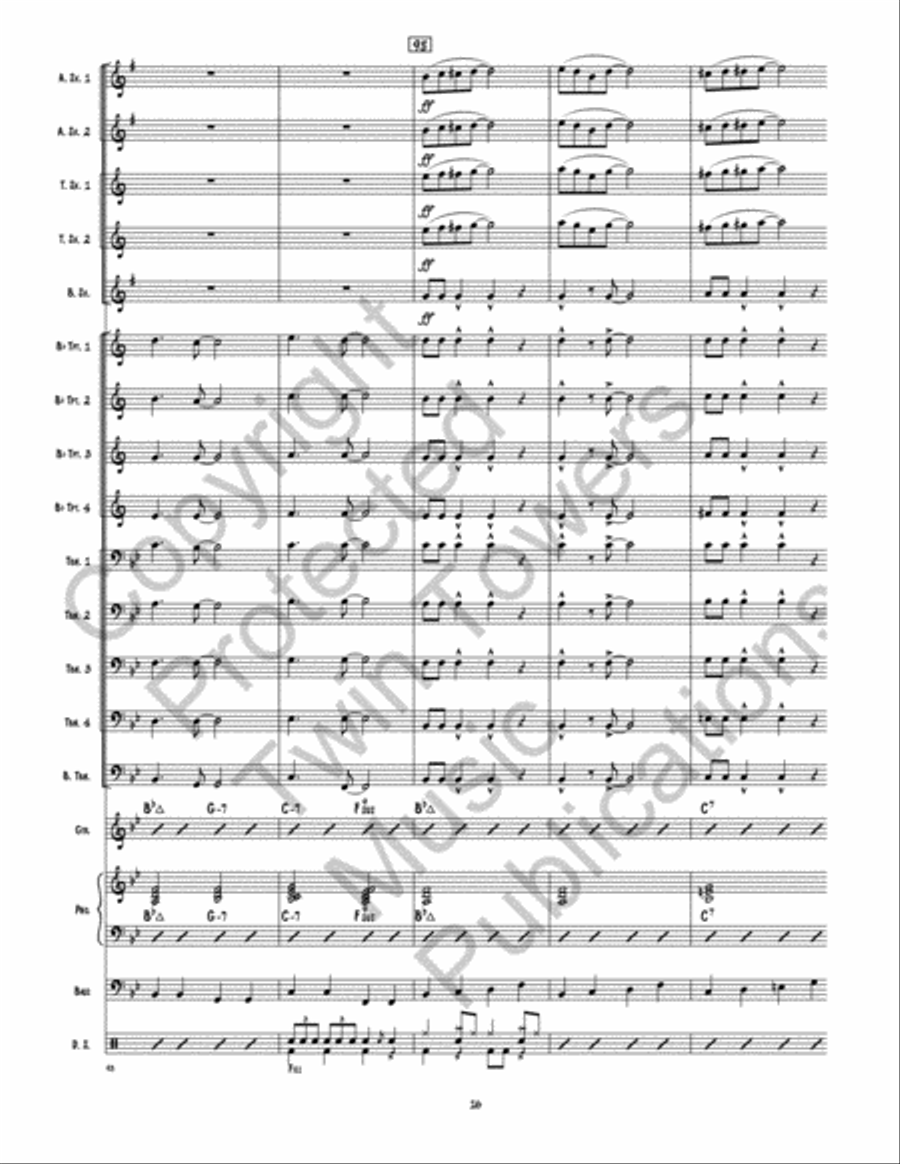Model Train Model Train Jazz Ensemble scores gallery preview page 17