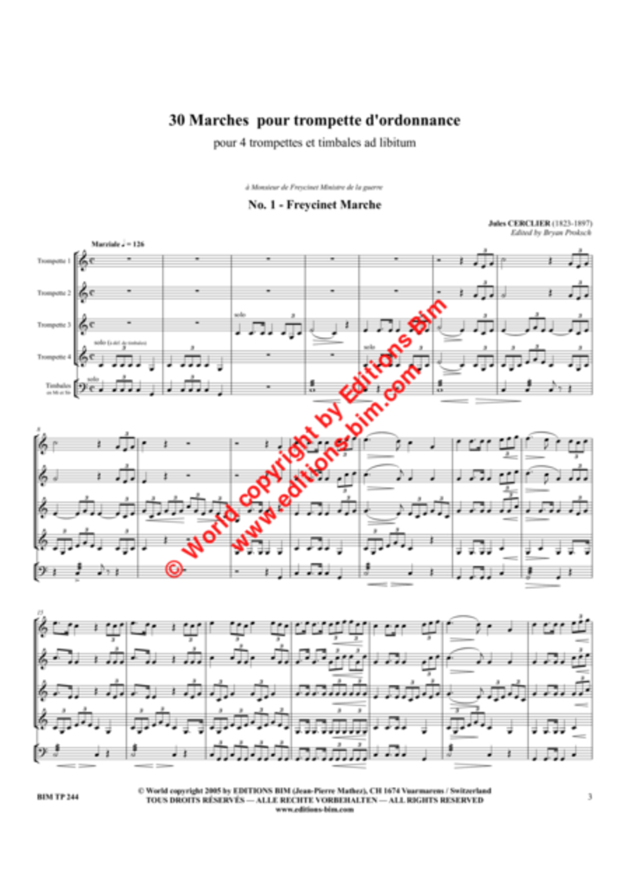 30 Marches Trumpet scores gallery preview page 2