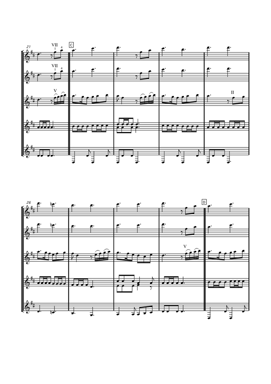 Danza Guitar Ensemble scores gallery preview page 6