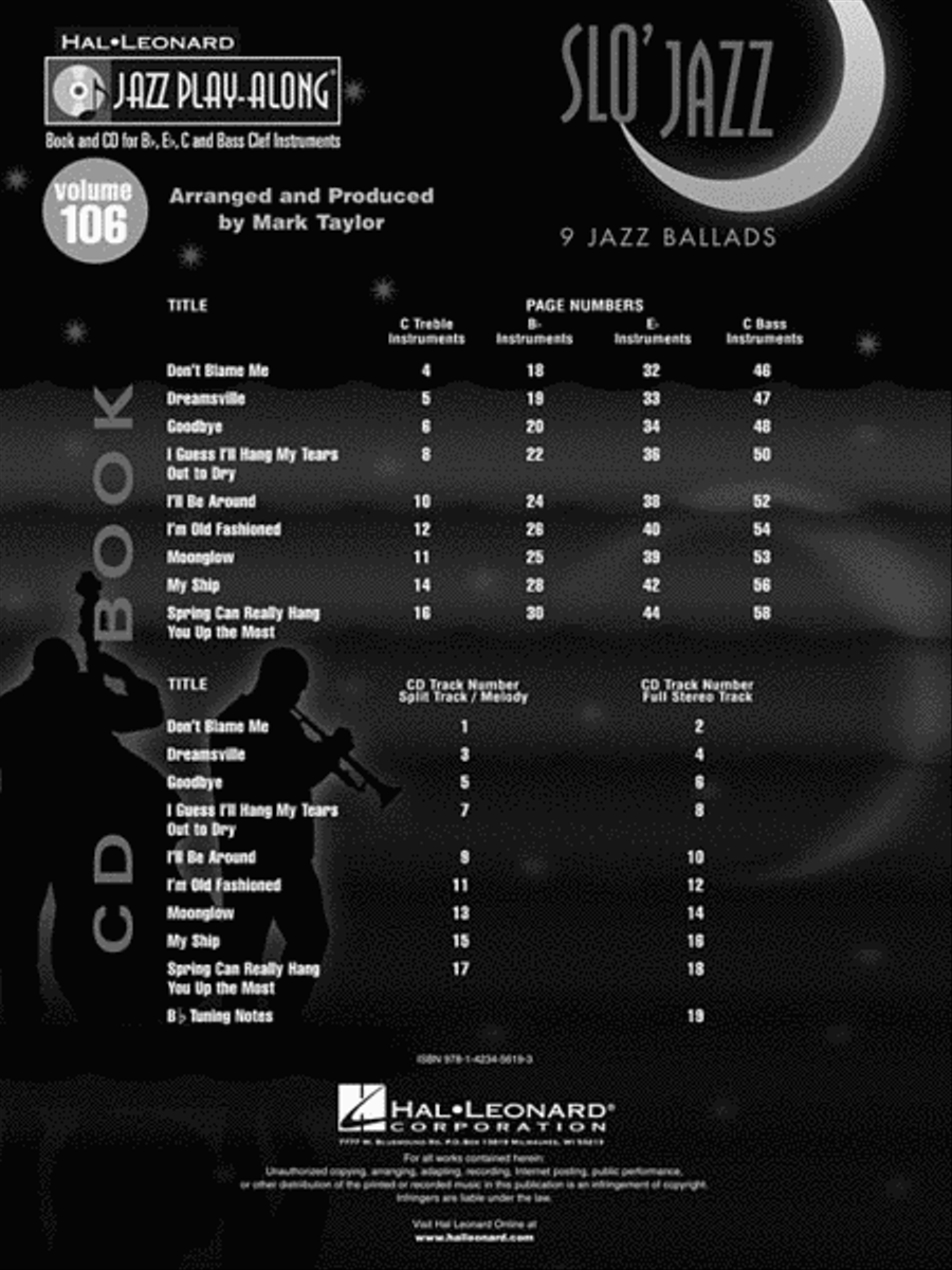Slo' Jazz C Instrument scores gallery preview page 3