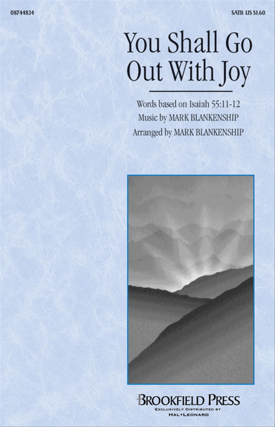 You Shall Go Out with Joy 4-Part scores gallery preview page 1