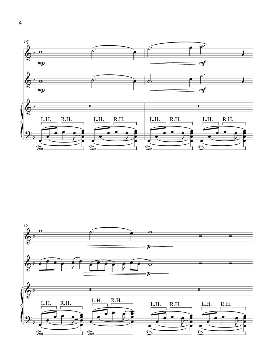 More Love to Thee, O Christ Flute scores gallery preview page 4