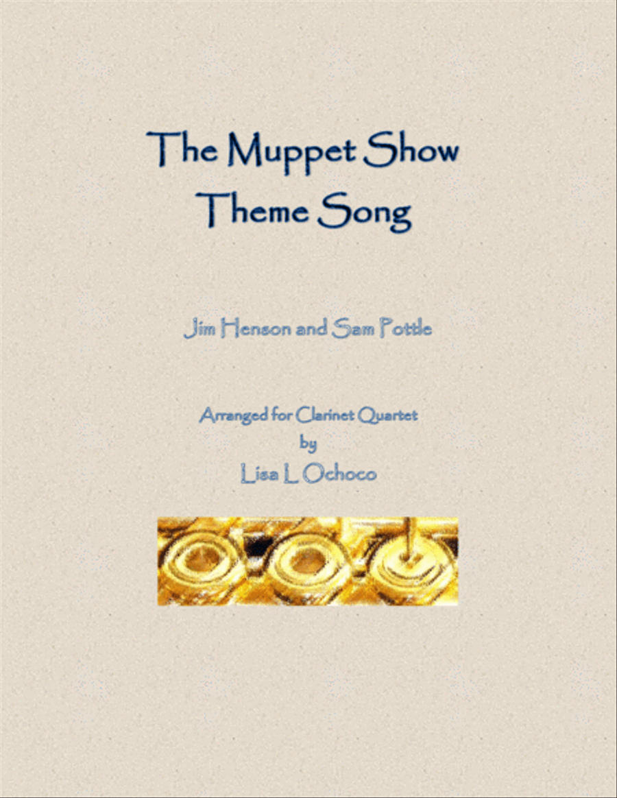 The Muppet Show Theme Clarinet Quartet scores gallery preview page 1