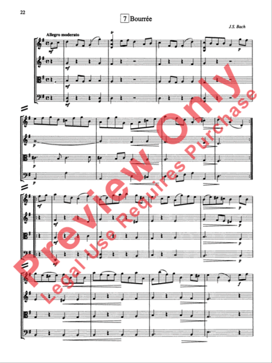 String Quartets for Beginning Ensembles, Volume 3 String Quartet scores gallery preview page 47