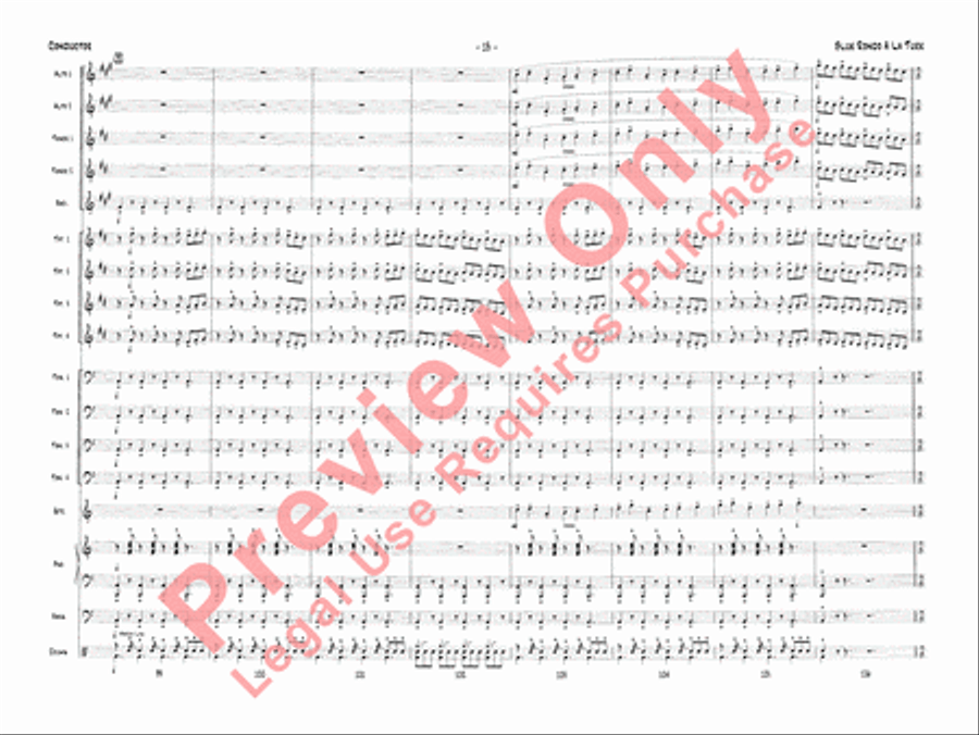 Blue Rondo a la Turk Jazz Ensemble scores gallery preview page 16