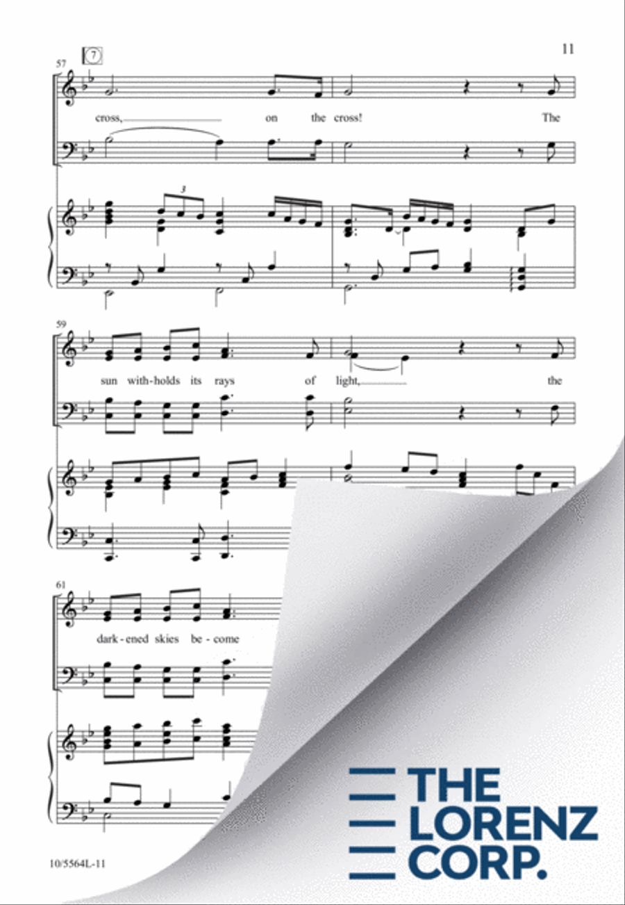 On the Cross On the Cross 4-Part scores gallery preview page 12
