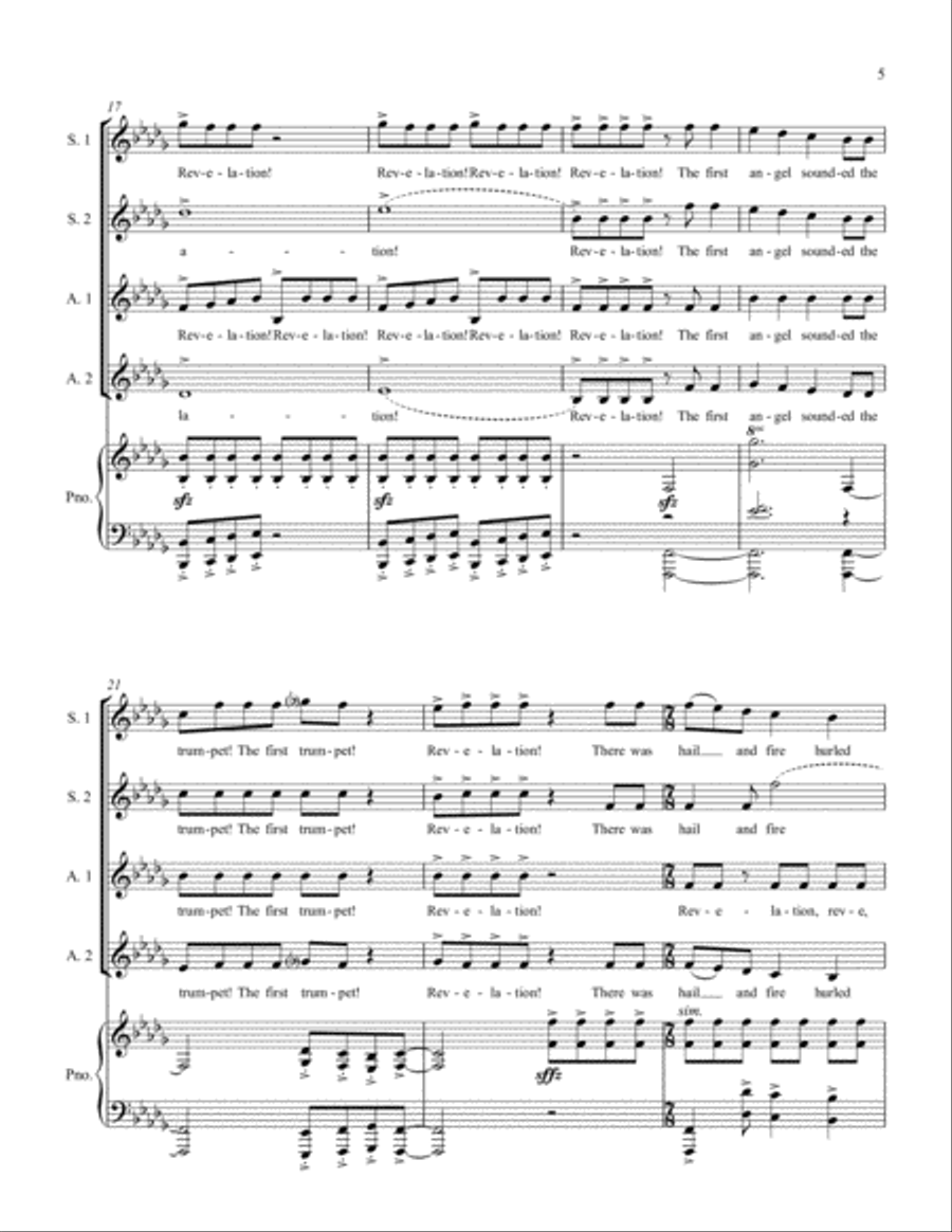 Revelation Revelation SSAA scores gallery preview page 4