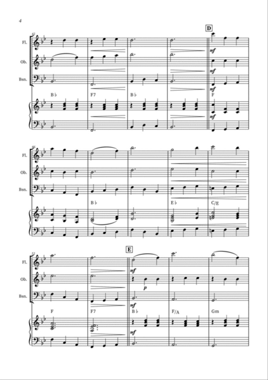 Edelweiss Woodwind Trio scores gallery preview page 4
