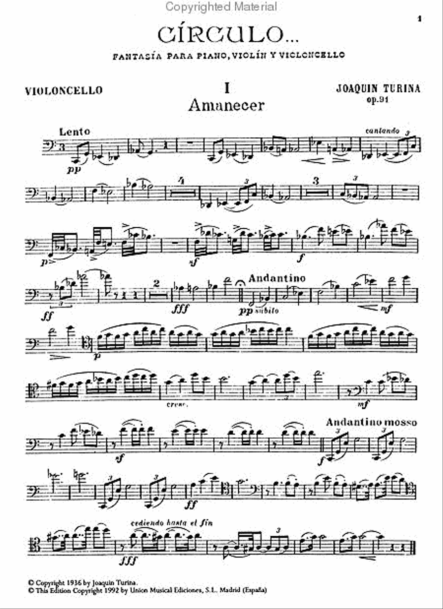Circulo Op. 91 Piano Trio scores gallery preview page 4