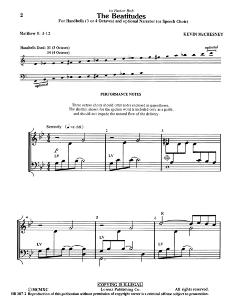The Beatitudes The Beatitudes Choir scores gallery preview page 2