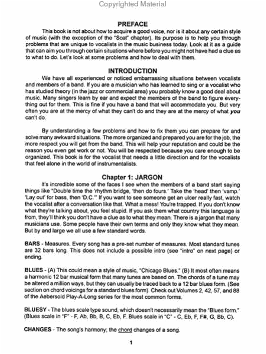 Guide For Jazz And Scat Vocalists - A Survival Manual Voice scores gallery preview page 3