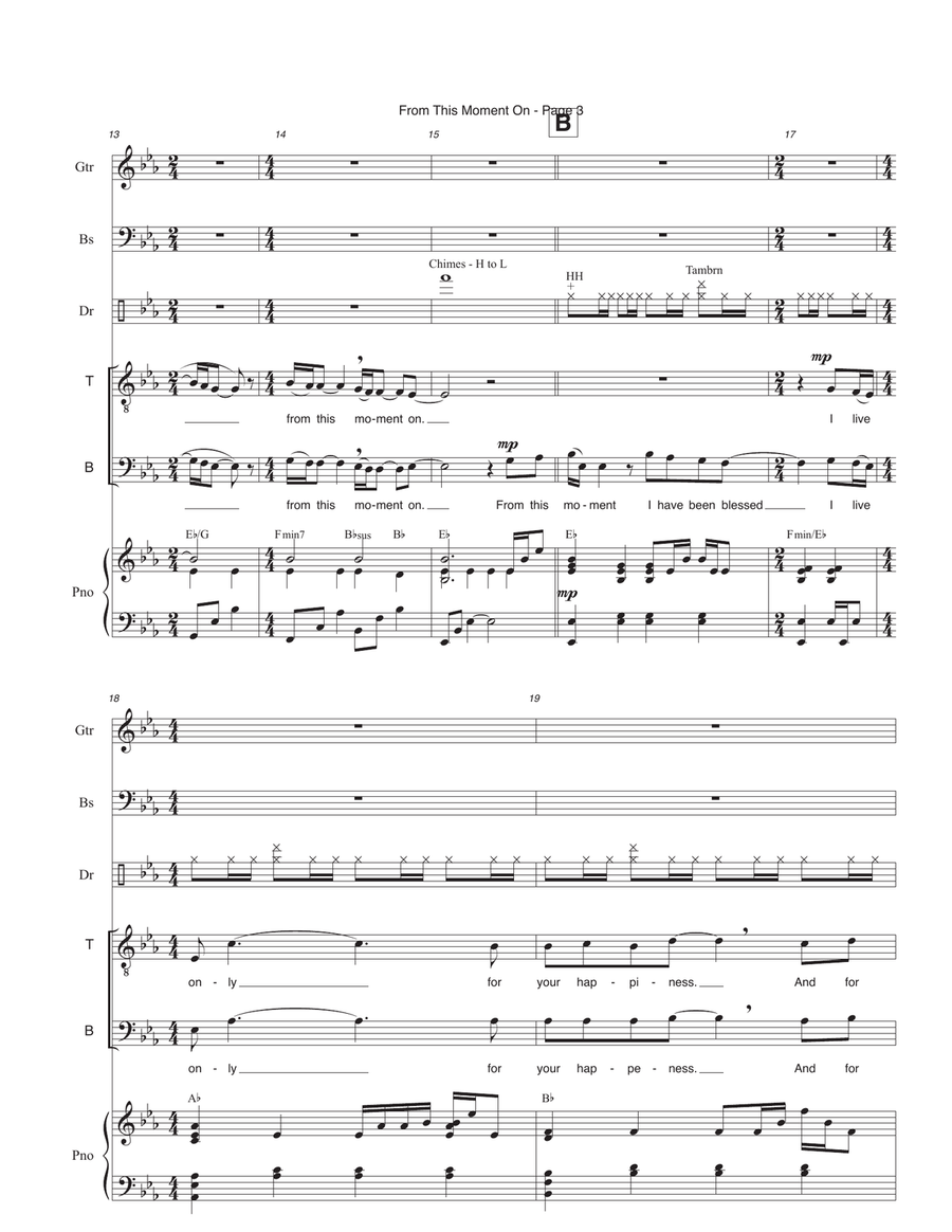From This Moment On Small Ensemble scores gallery preview page 3