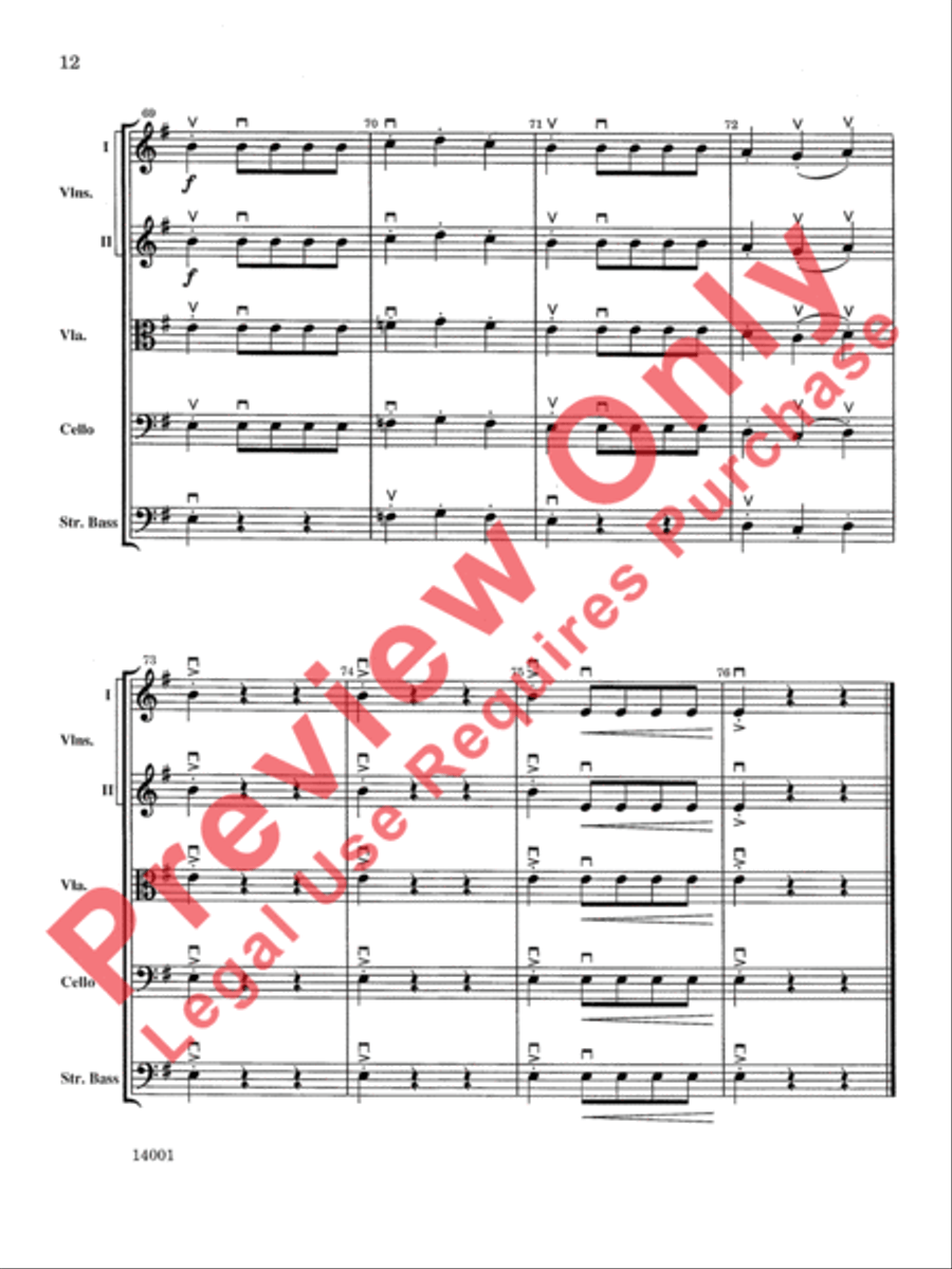 El Toro String Orchestra scores gallery preview page 13