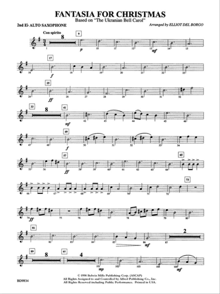 Fantasia for Christmas (based on 