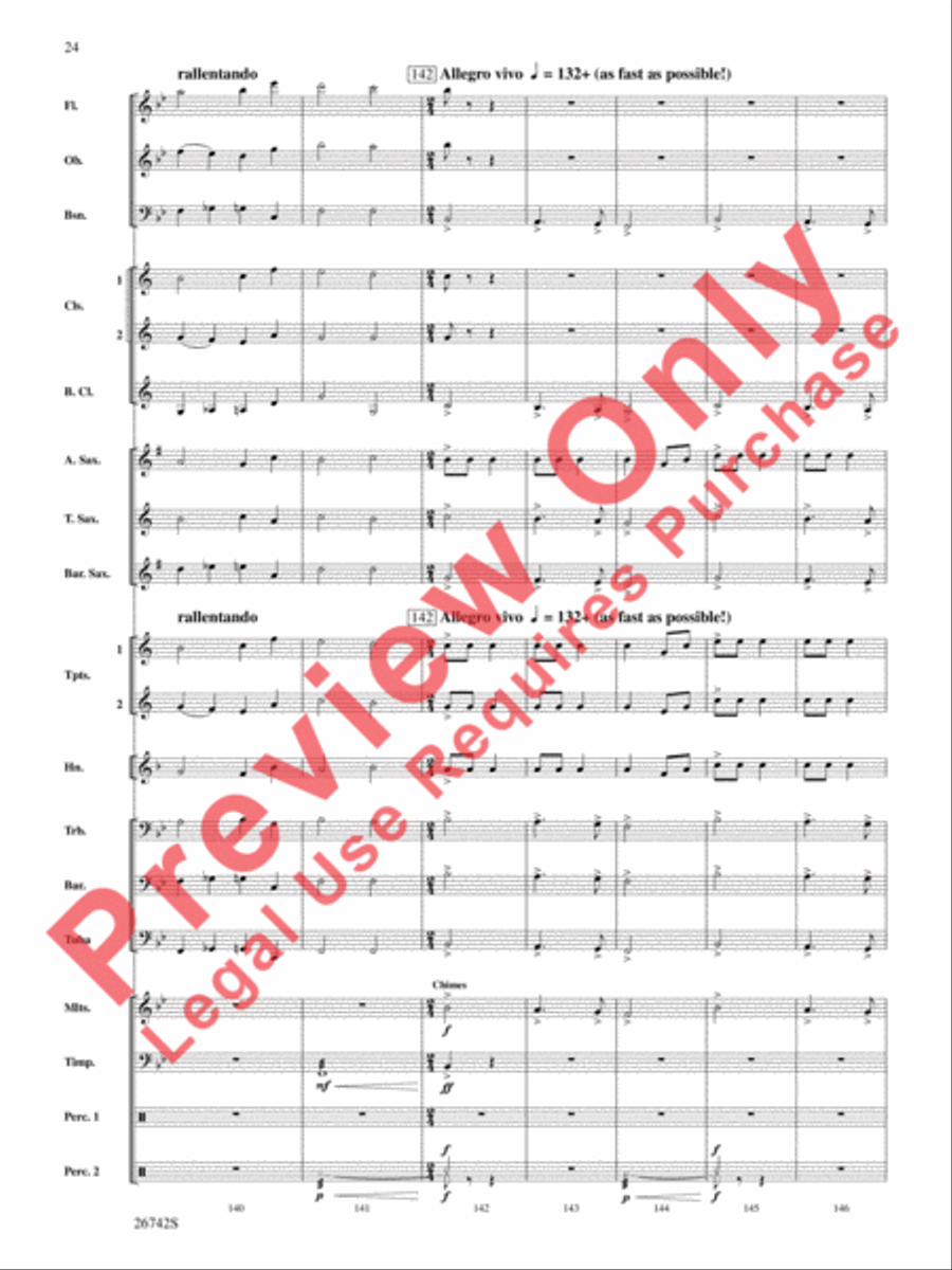 A Christmas Festival A Christmas Festival Concert Band scores gallery preview page 25