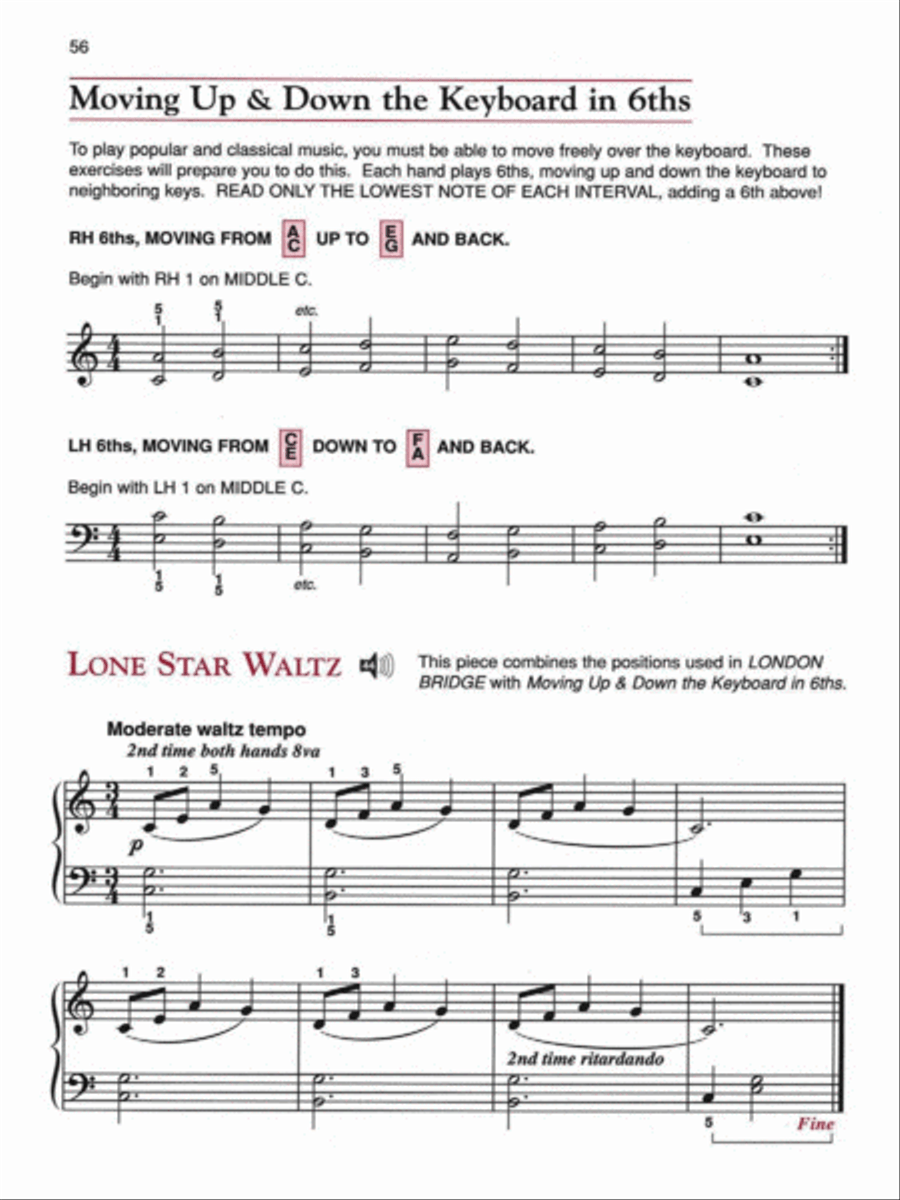 Alfred's Basic Adult Piano Course Lesson Book, Book 1 Piano Method scores gallery preview page 3