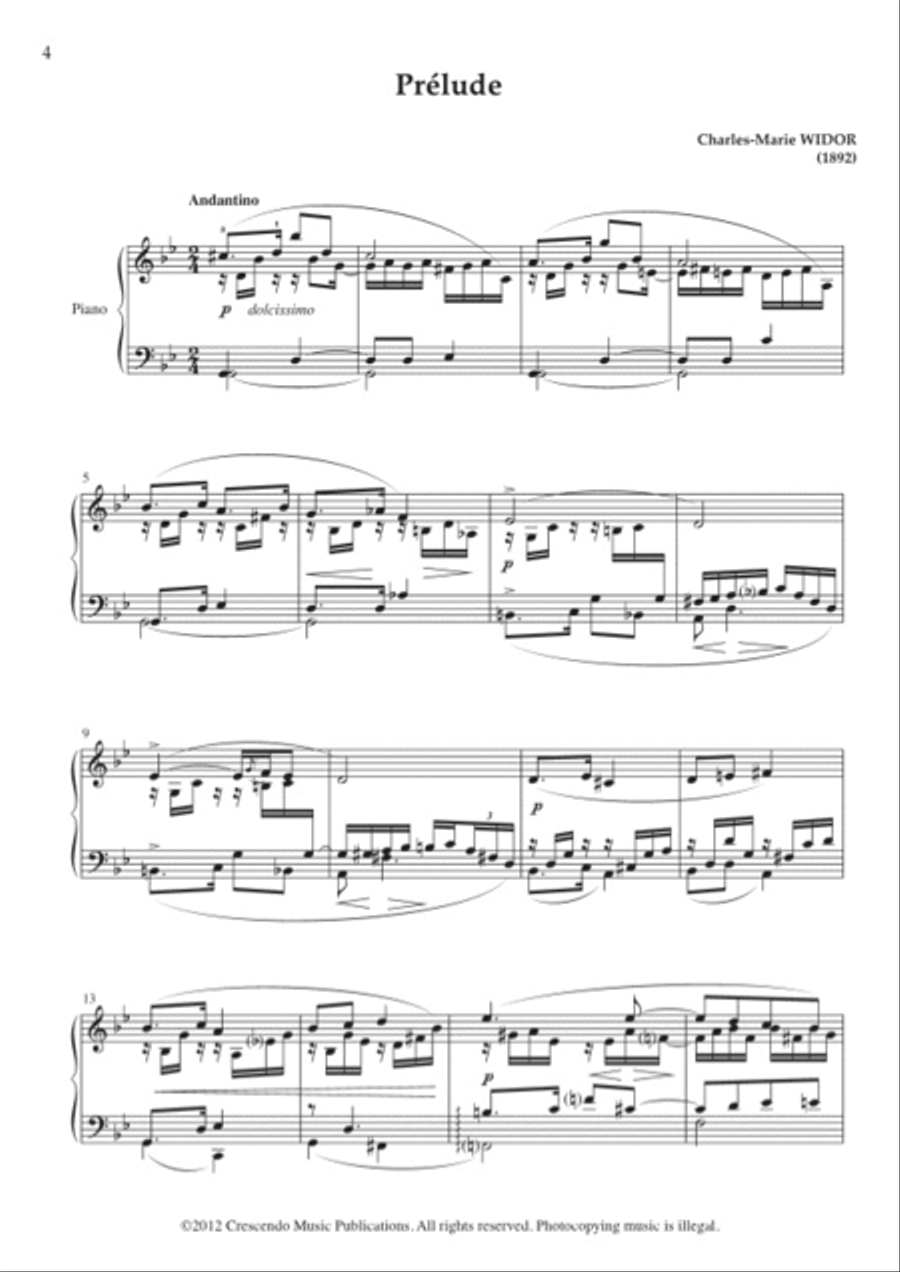 Prelude and Piece en style ancien Piano Solo scores gallery preview page 2