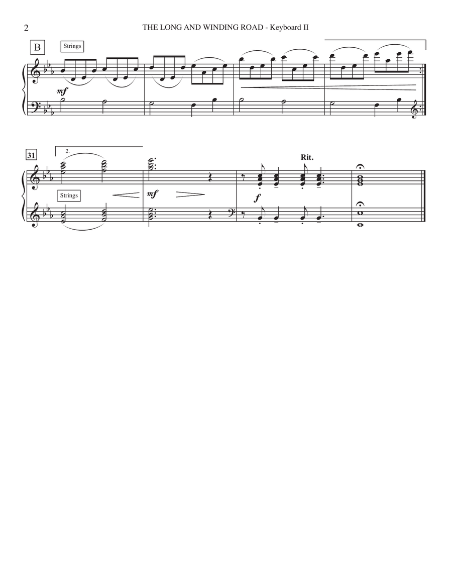 The Fool On The Hill Small Ensemble scores gallery preview page 3