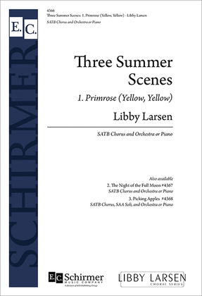 Book cover for Three Summer Scenes: 1. Primrose (Yellow, Yellow)