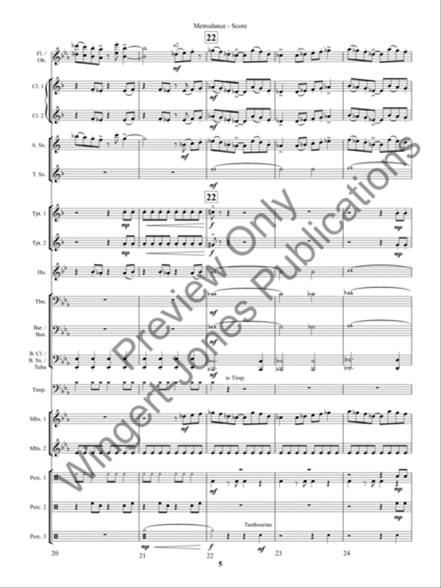 Pacifica Concert Band scores gallery preview page 8