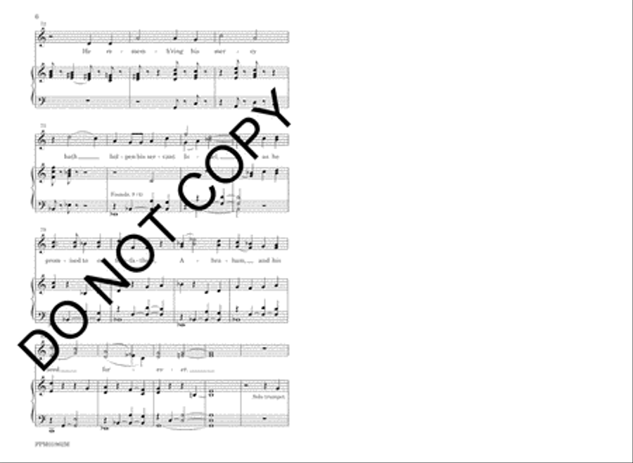 Magnificat and Nunc Dimittis 2-Part scores gallery preview page 9