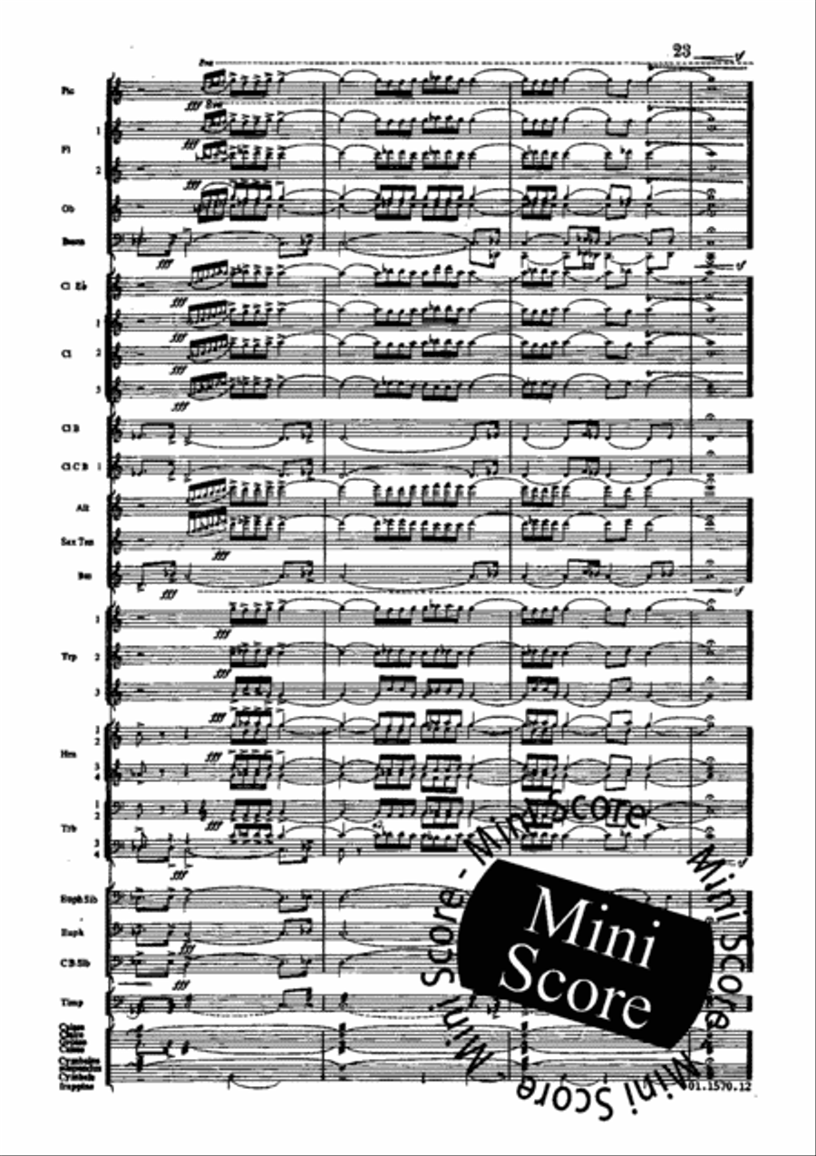 Poeme du Feu Concert Band scores gallery preview page 29