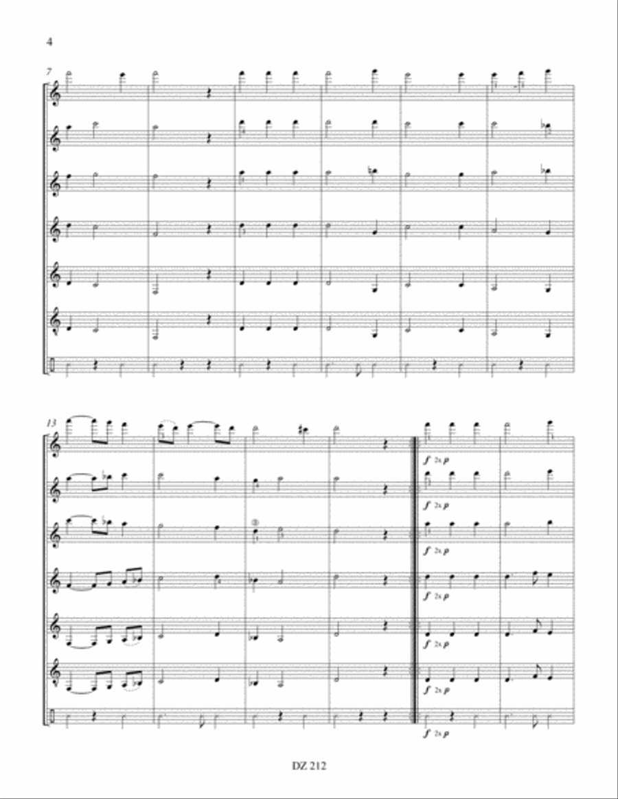 Basse danses Basse danses Guitar Ensemble scores gallery preview page 4