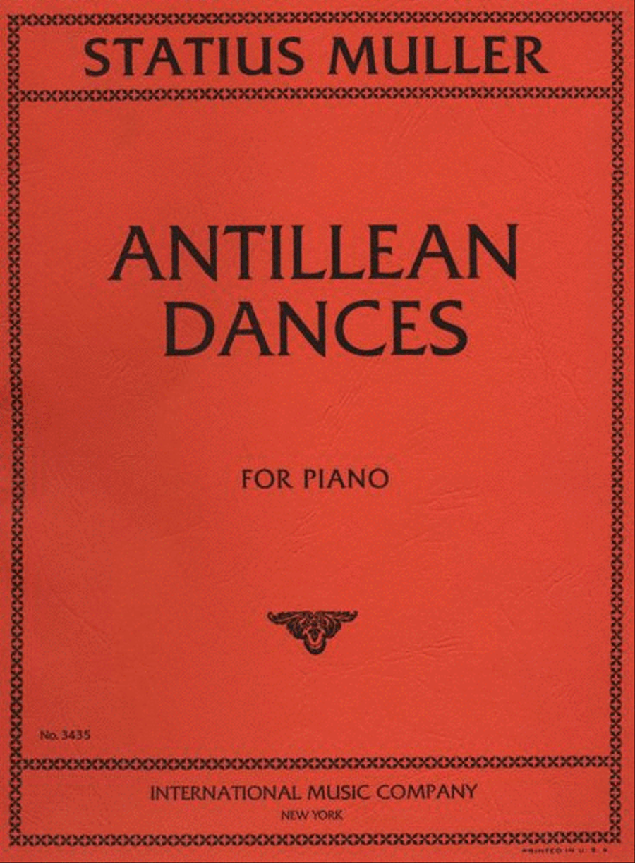 Antillean Dances Piano Solo scores gallery preview page 1