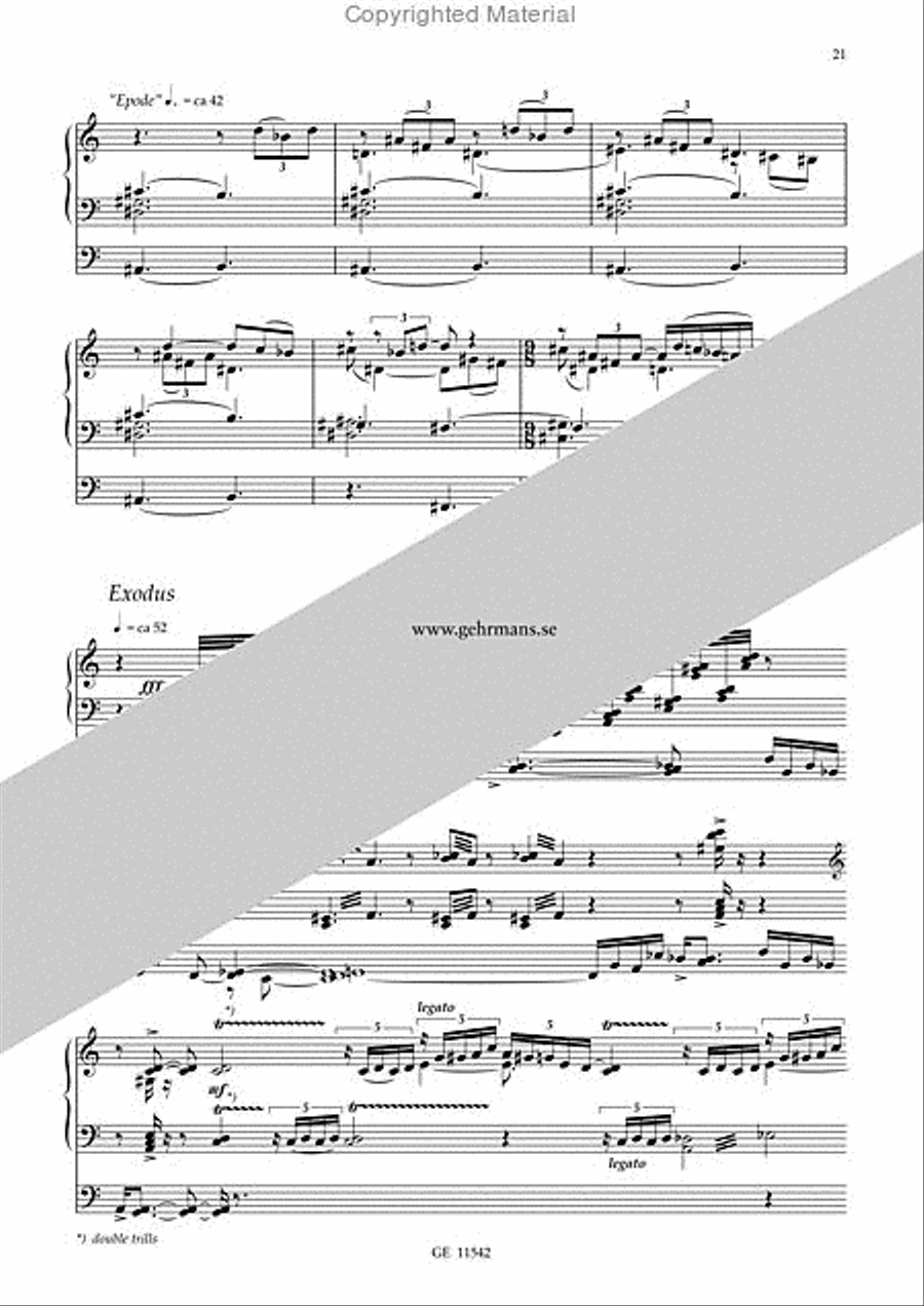 Tragoedia Organ scores gallery preview page 22