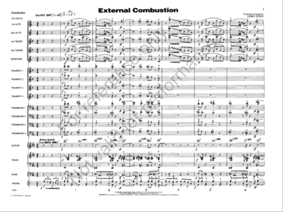 External Combustion Jazz Ensemble scores gallery preview page 2