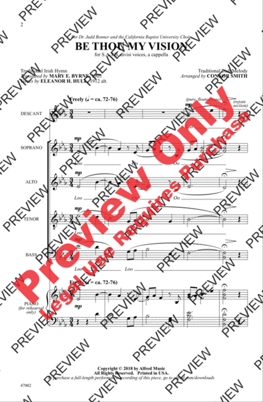 Be Thou My Vision Be Thou My Vision 4-Part scores gallery preview page 2