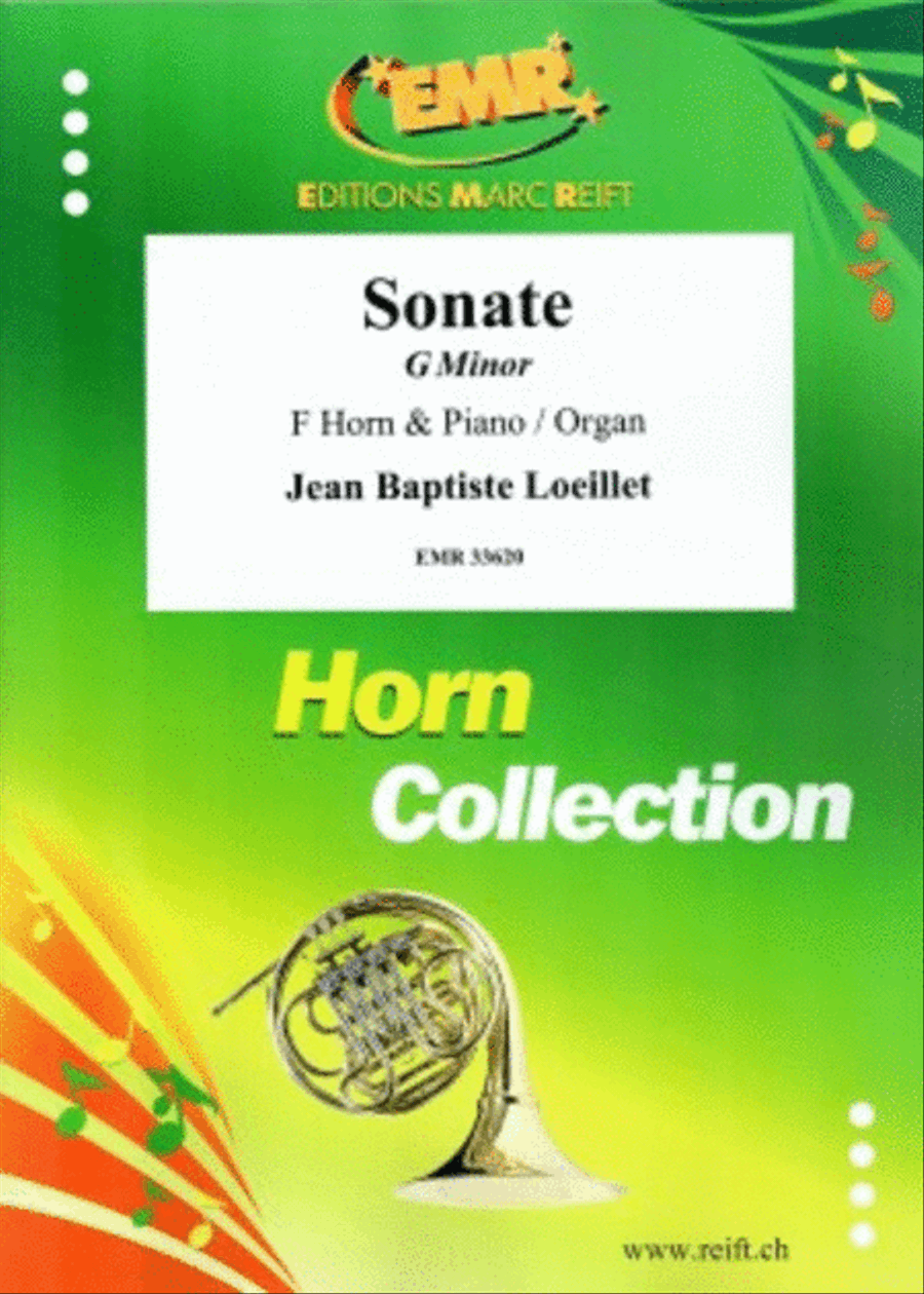 Sonate G Minor Sonate G Minor Horn scores gallery preview page 1