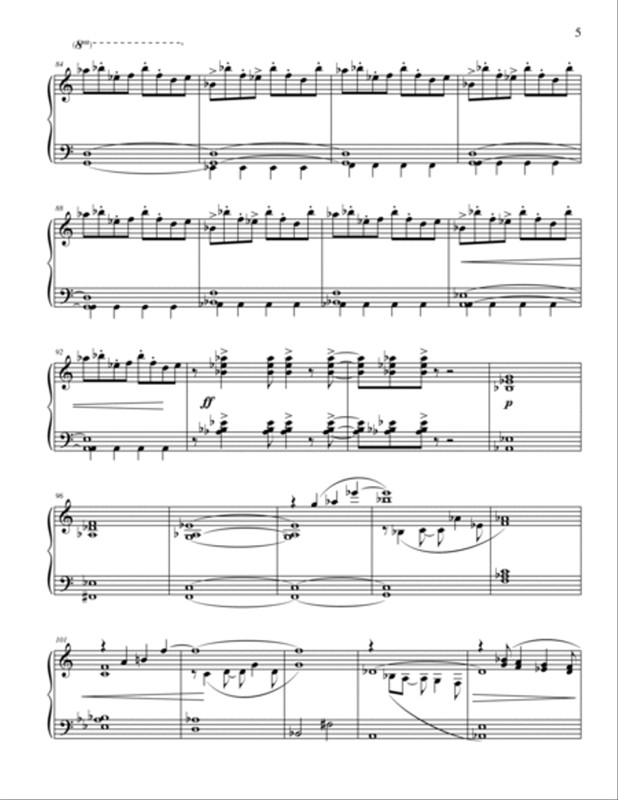 Chance of Rain Chance of Rain Piano Solo scores gallery preview page 5