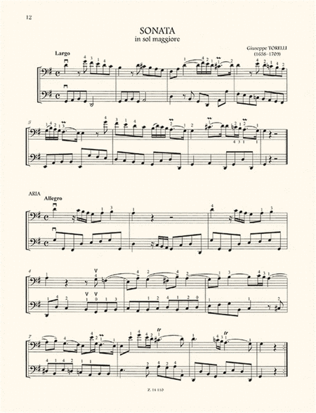 9 Sonate facili del barocco italiano per violoncel