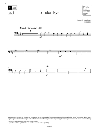 London Eye (Grade Initial, B2, from the ABRSM Double Bass Syllabus from 2024)