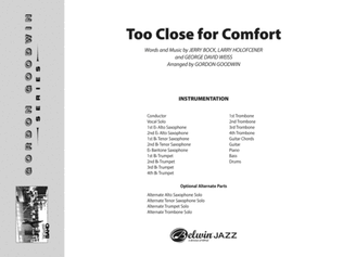 Book cover for Too Close for Comfort: Score