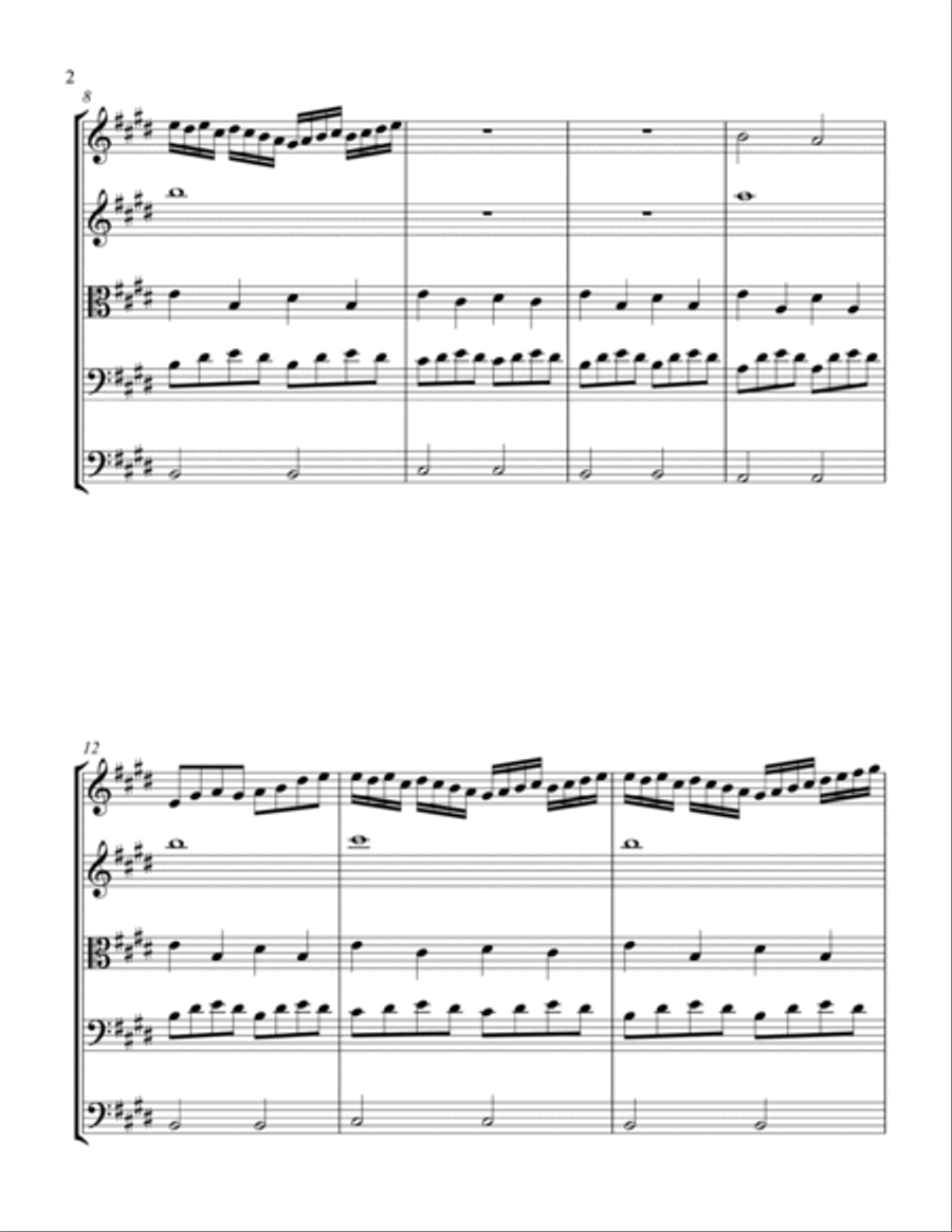 Crashing Hope Crashing Hope String Quintet scores gallery preview page 2