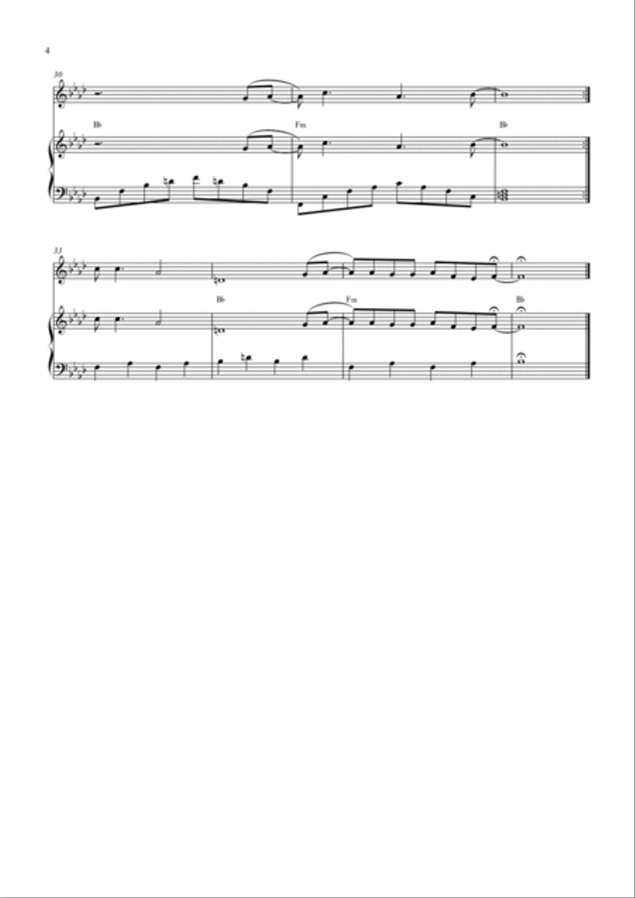 Mad World Woodwind Duet scores gallery preview page 4