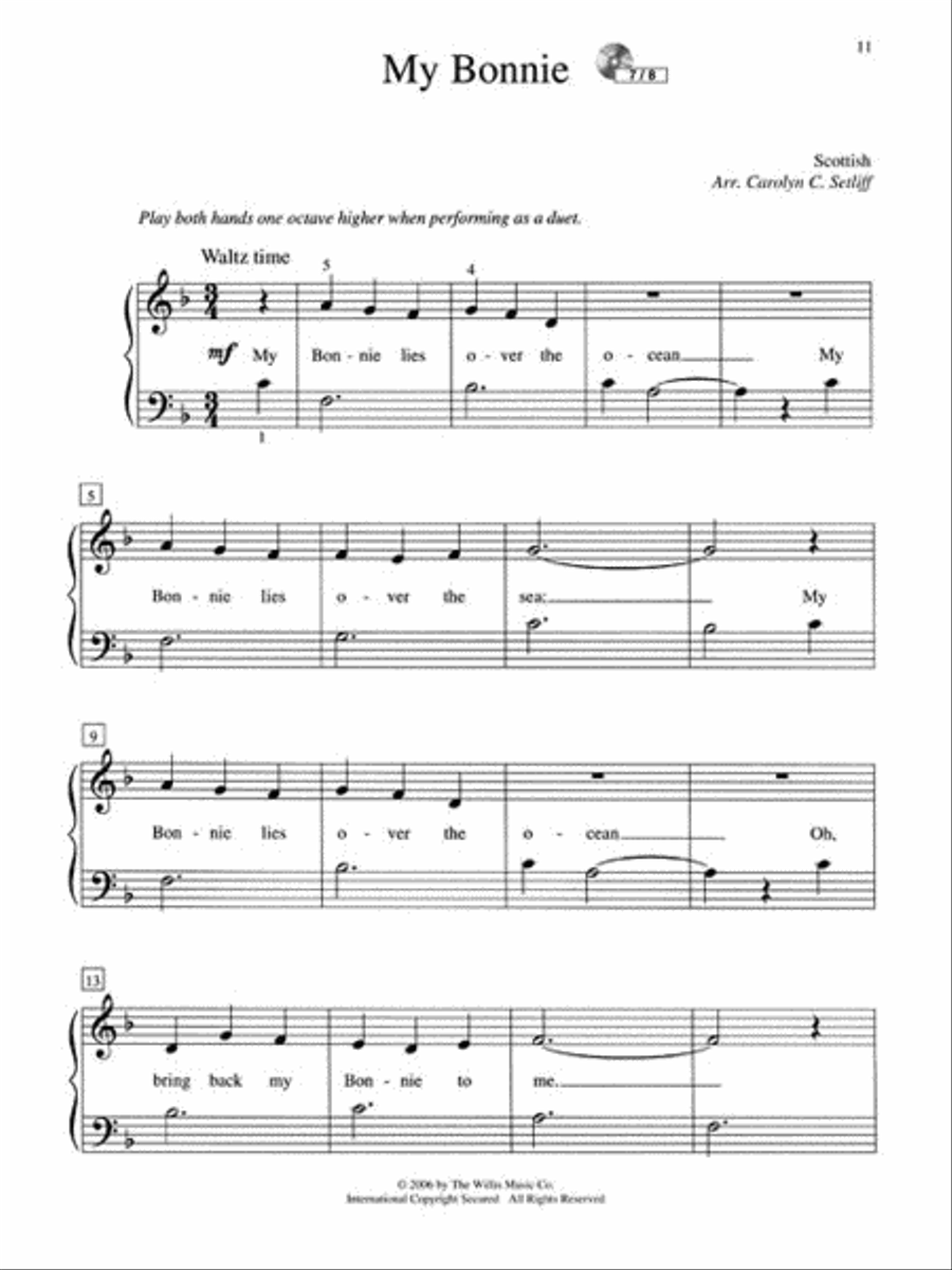 Teaching Little Fingers to Play More Songs from Many Lands Piano Method scores gallery preview page 6