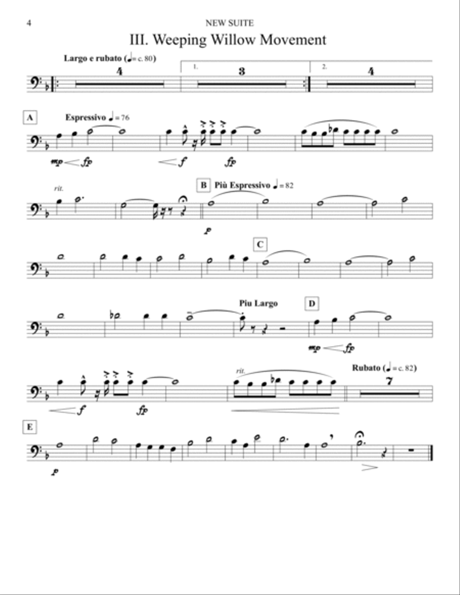 New Suite (Parts) [3] Concert Band scores gallery preview page 4