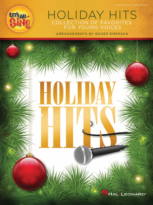 Book cover for Let's All Sing Holiday Hits