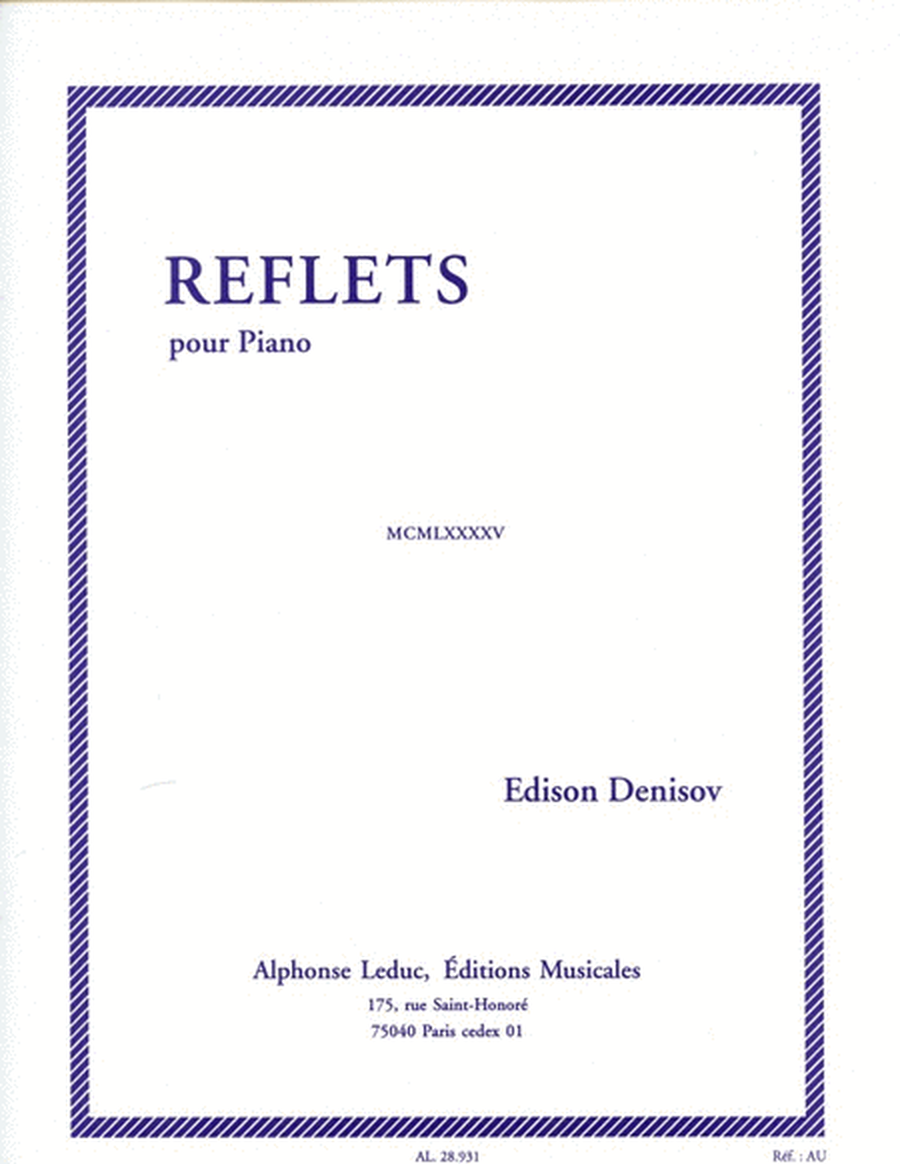 Reflets (piano Solo)