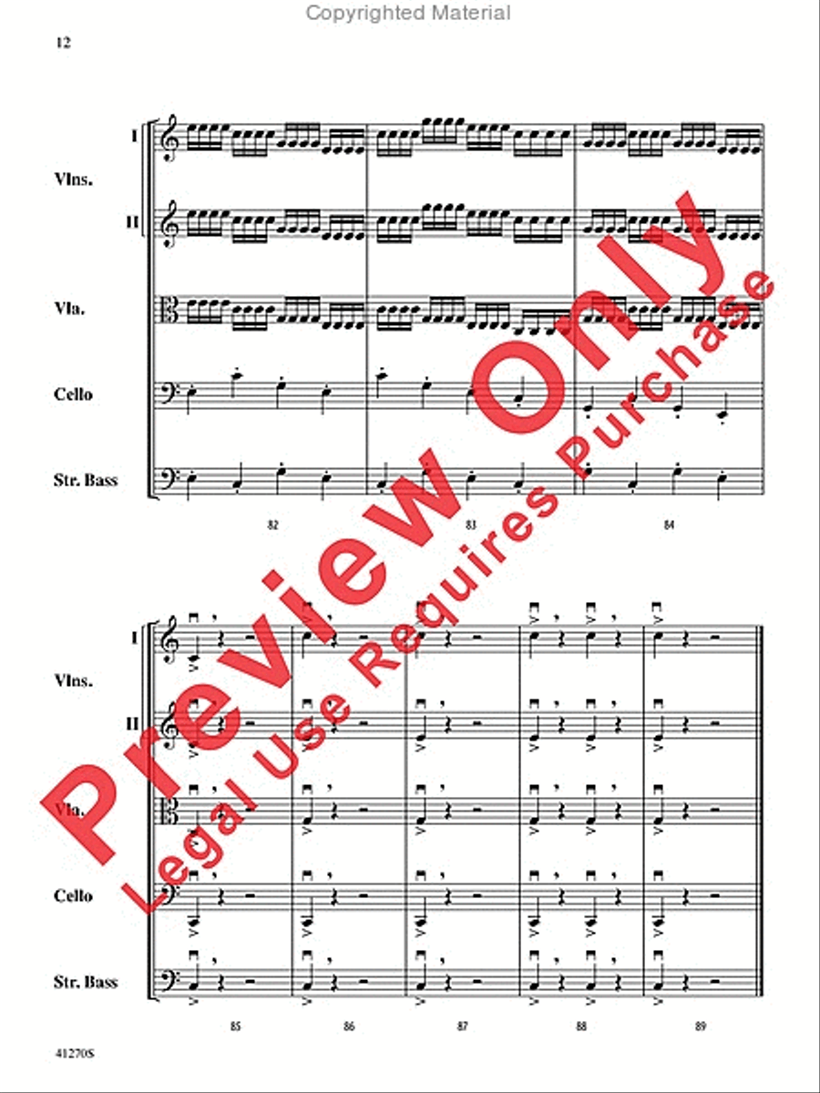 Symphony No. 1 String Orchestra scores gallery preview page 12