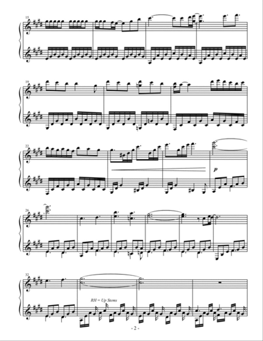 Golden Hour Piano Solo scores gallery preview page 2
