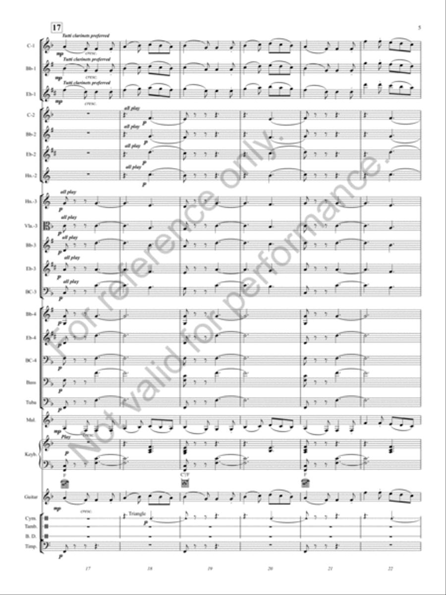 Fantasia on the Dargason (from Second Suite in F, Mvt. IV) Concert Band scores gallery preview page 4