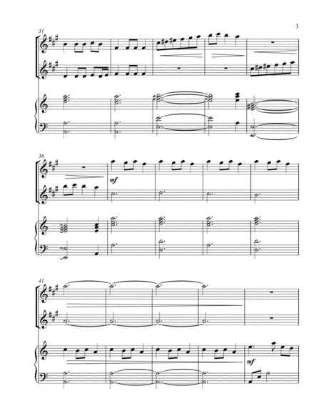 Carol of the Bells (treble Eb instrument duet) image number null