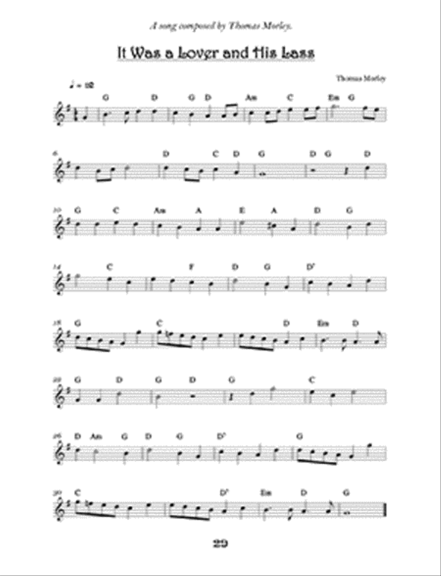Renaissance Tunebook Flute scores gallery preview page 3