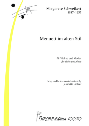 Book cover for Menuett im alten Stil