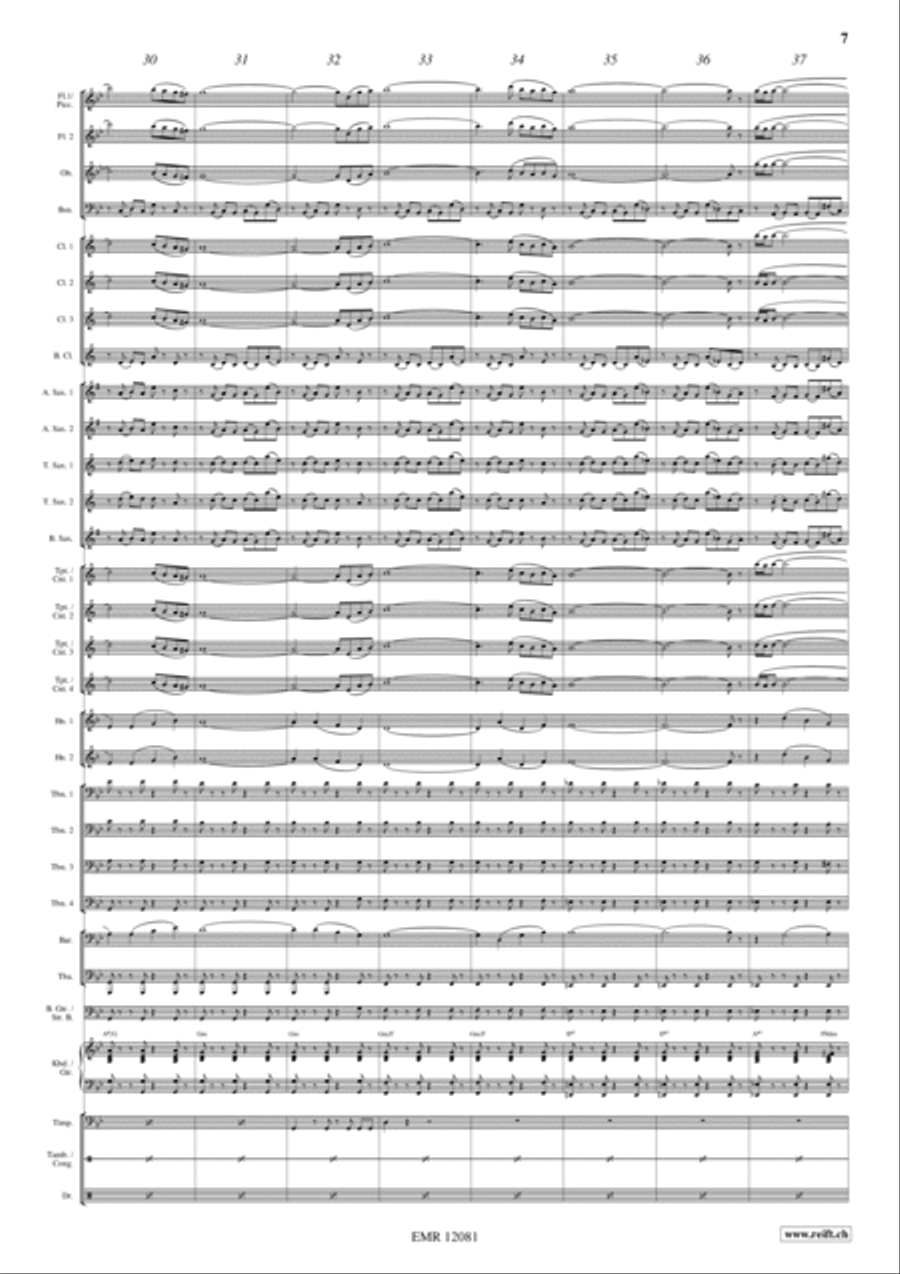 Libertango Concert Band scores gallery preview page 7