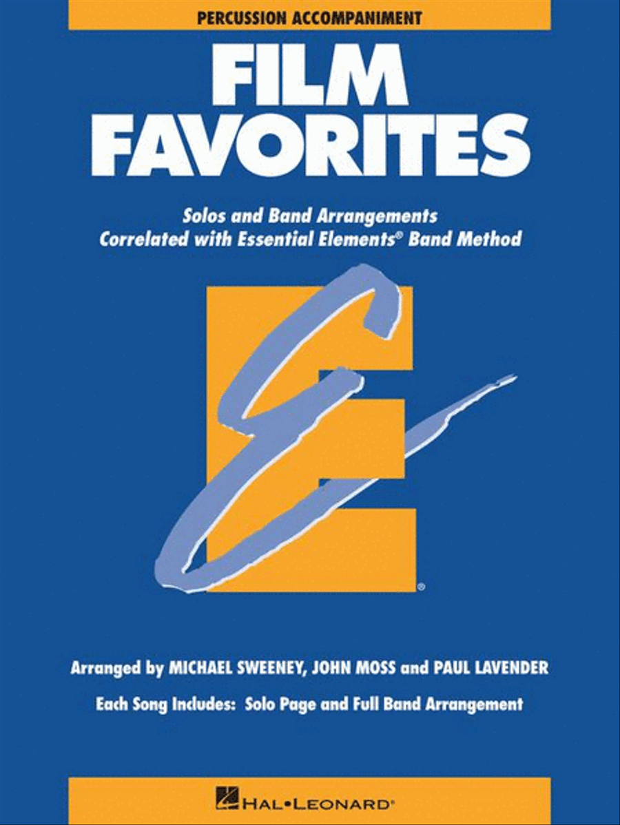 Film Favorites - Percussion Accompaniment Concert Band Methods scores gallery preview page 2